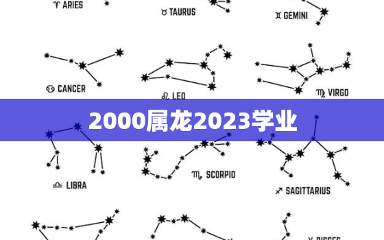2000属龙2023学业(如何规划未来三年的学习计划)