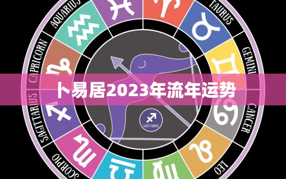 卜易居2023年流年运势 2023年紫微流年命盘