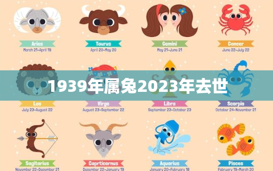 1939年属兔2023年去世，属兔的1939年出生的老年人在2022年运势如何