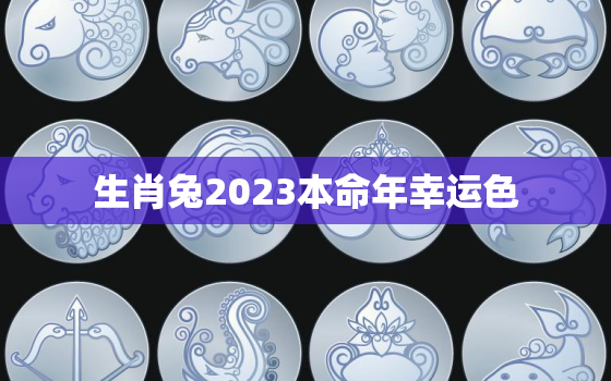 生肖兔2023本命年幸运色，2023年属兔的本命年可以结婚吗