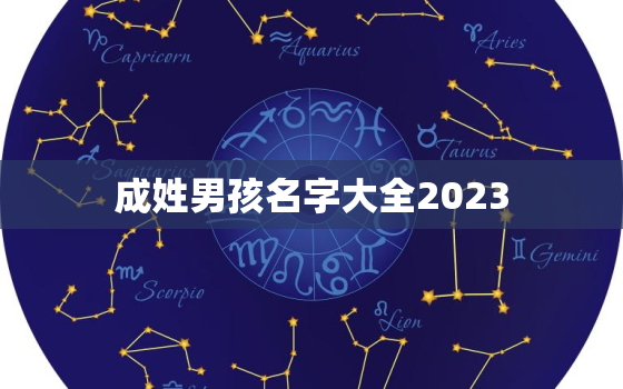 成姓男孩名字大全2023(2023年流行的成姓男孩名字推荐)