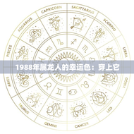 1988年属龙人的幸运色：穿上它，运势大吉