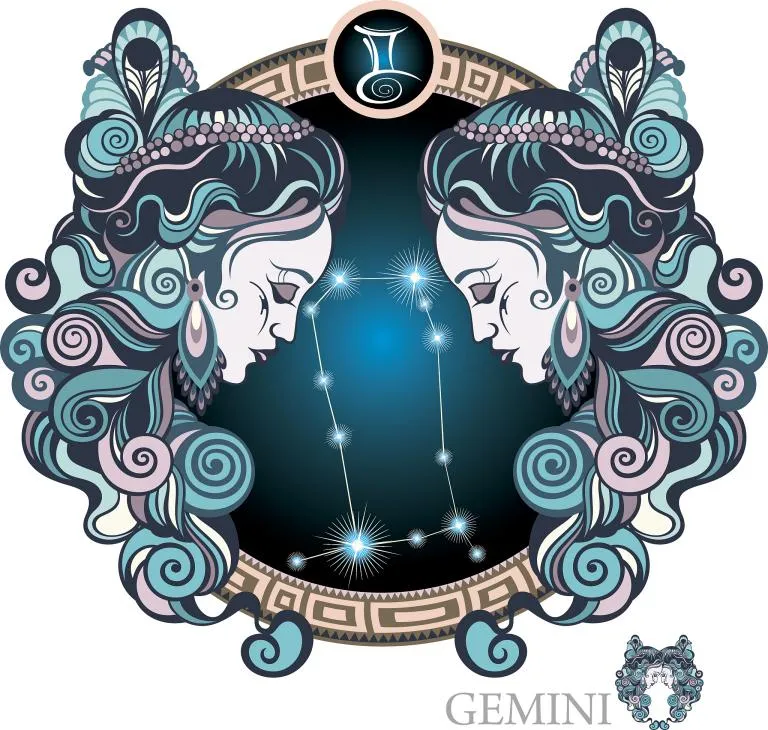 双子座偏财运方位示意