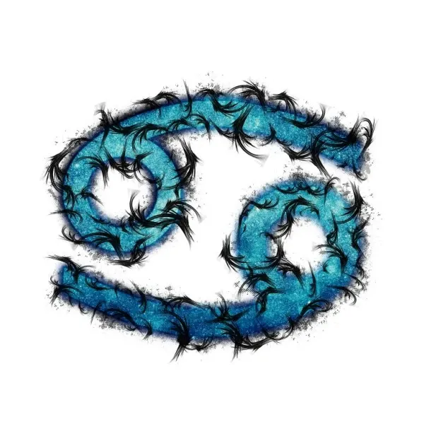 巨蟹座水墨运势图