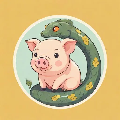 属猪的跟属蛇的合伙做生意好吗