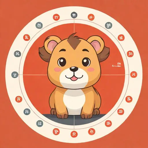 十二生肖五行对照表图2025，生肖五行颜色方位指南