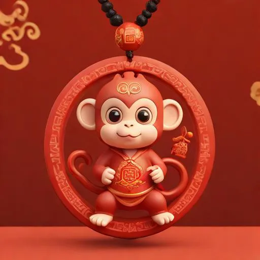 2025年猴化太岁吉祥物图片，2025属马冲太岁佩戴什么