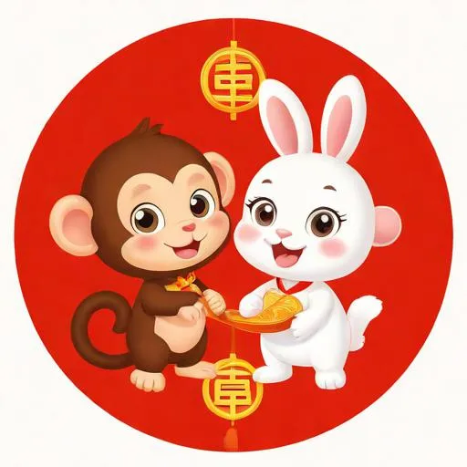 1968年属猴和属兔的合作，猴和兔的属相合不合财运