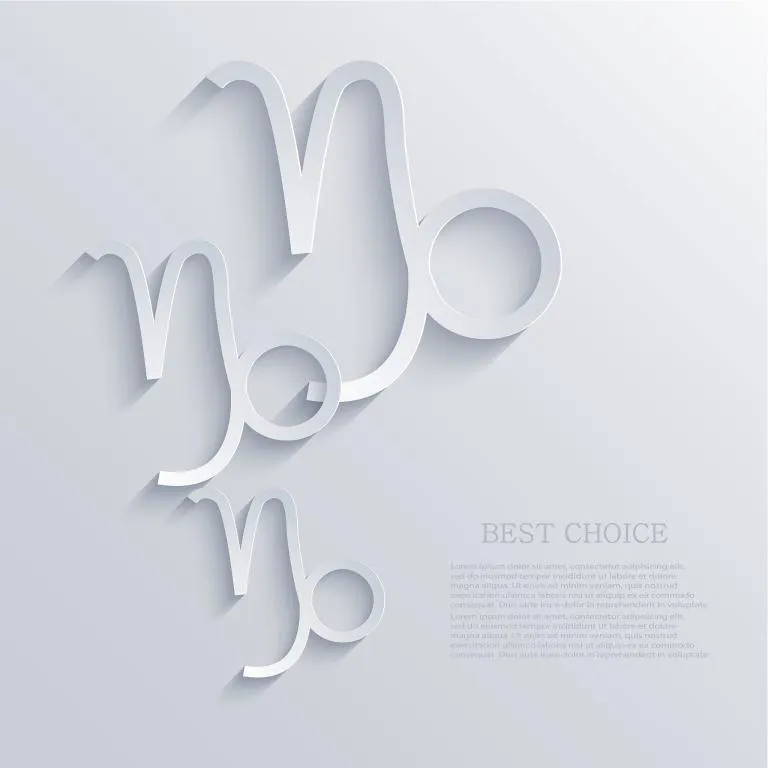 摩羯座今日运势示意图